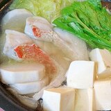 アフターおせち☆　「メヌキと京芋の塩鍋」